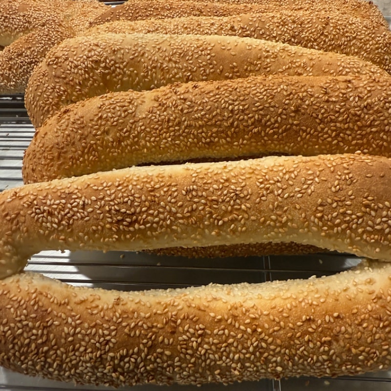 Ka'ak Al Quds (Jerusalem Sesame Bread) 2 loaves 435 grams