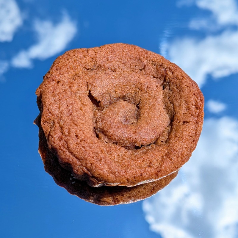 Cinnamon roll cookie, photo by Morgan Barney