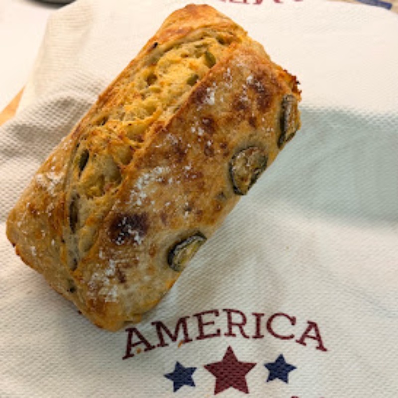 Jalapeno Cheddar Sourdough Loaf