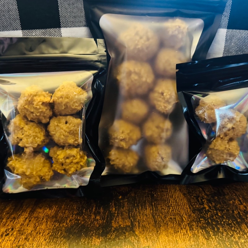 Photo of Sourdough Oatmeal Cookie Dough Balls