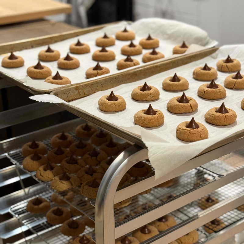 Hershey Kiss Peanut Butter Blossoms