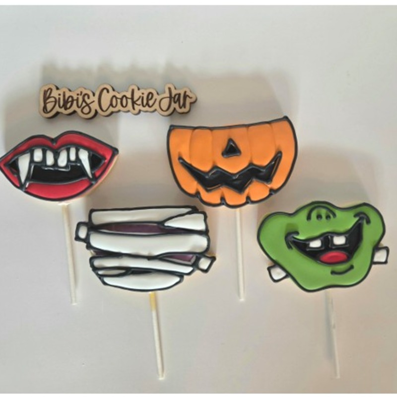 🎃👻 Spooky & Fun Halloween Cookie Pop Set! 👻🎃