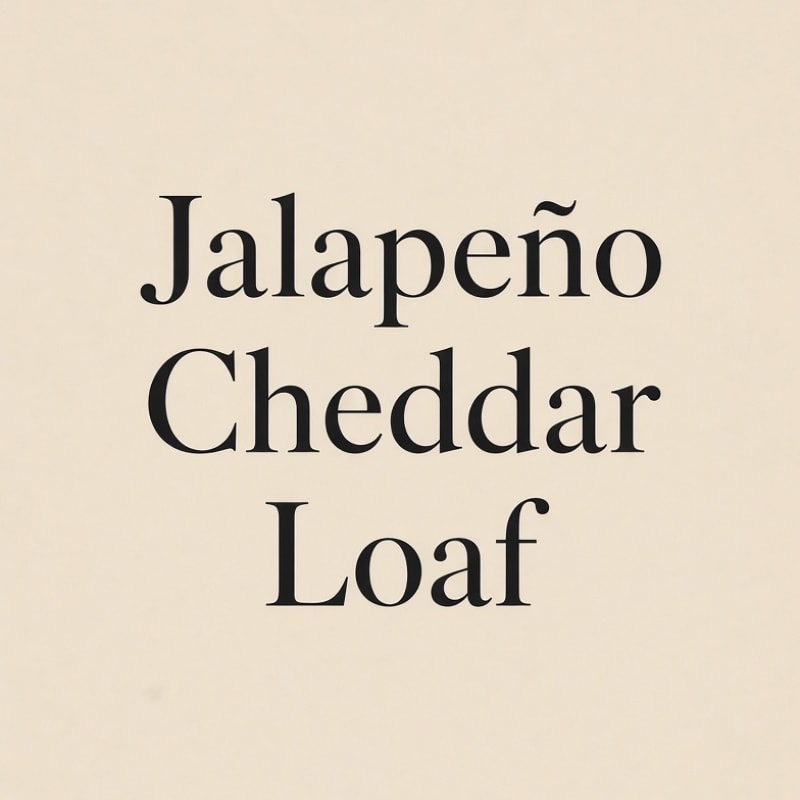 Jalapeño Cheddar Sourdough Bread