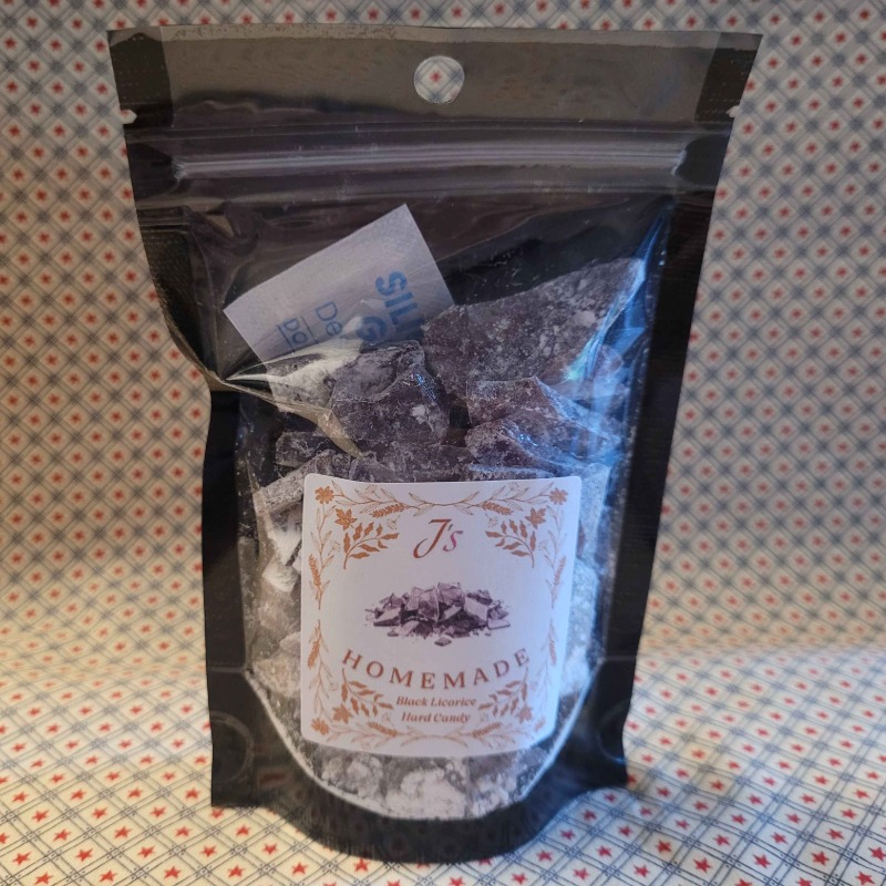 Black Licorice Hard Candy