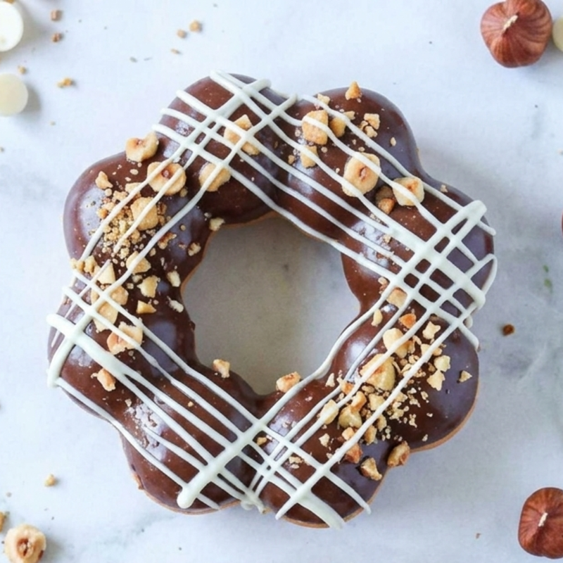 Nutella Mochi Donut