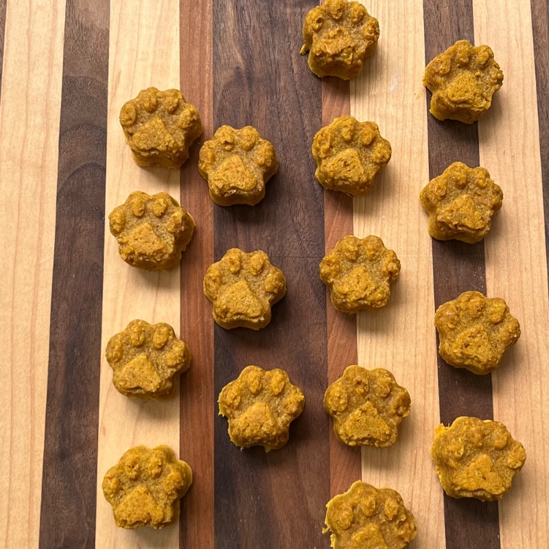 Pumpkin Dog Biscuits