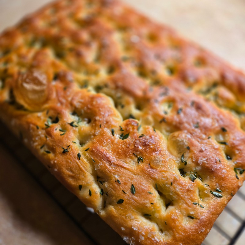Thyme & Sea Salt Focaccia