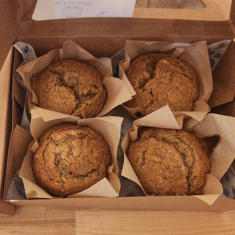 Fresh Milled Banana Muffins