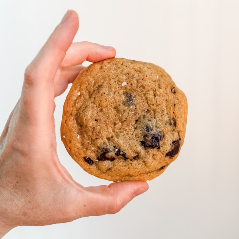 Photo of Double Chocolate Chunk Sourdough Cookies