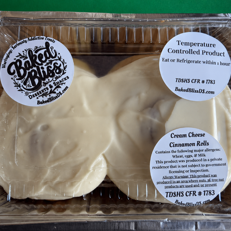Photo of Bakery Style Cream Cheese Cinnamon Rolls