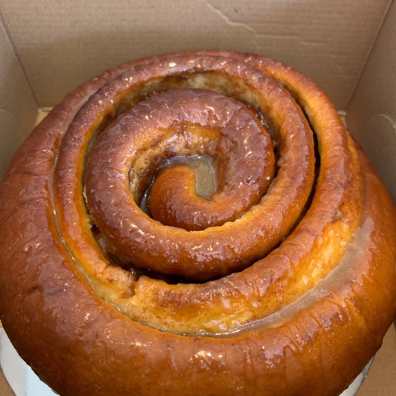 Photo of 8inch  Cinnamon Roll Birthday Cake