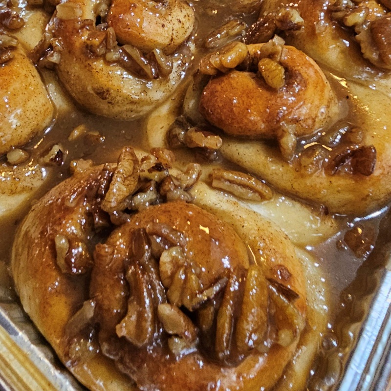 Butter Pecan Praline Buns