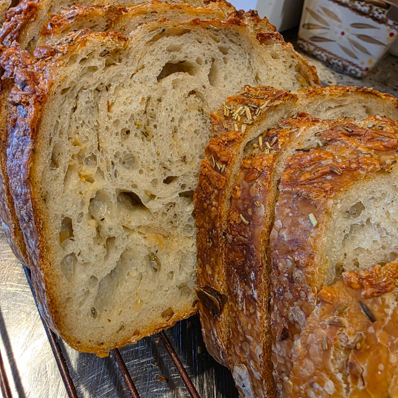 Photo of Garlic & Herb Parmesan Sourdough