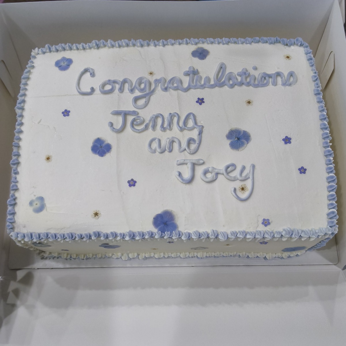 Vanilla Cake W/ Mixed Berry Filling & Whipped Frosting