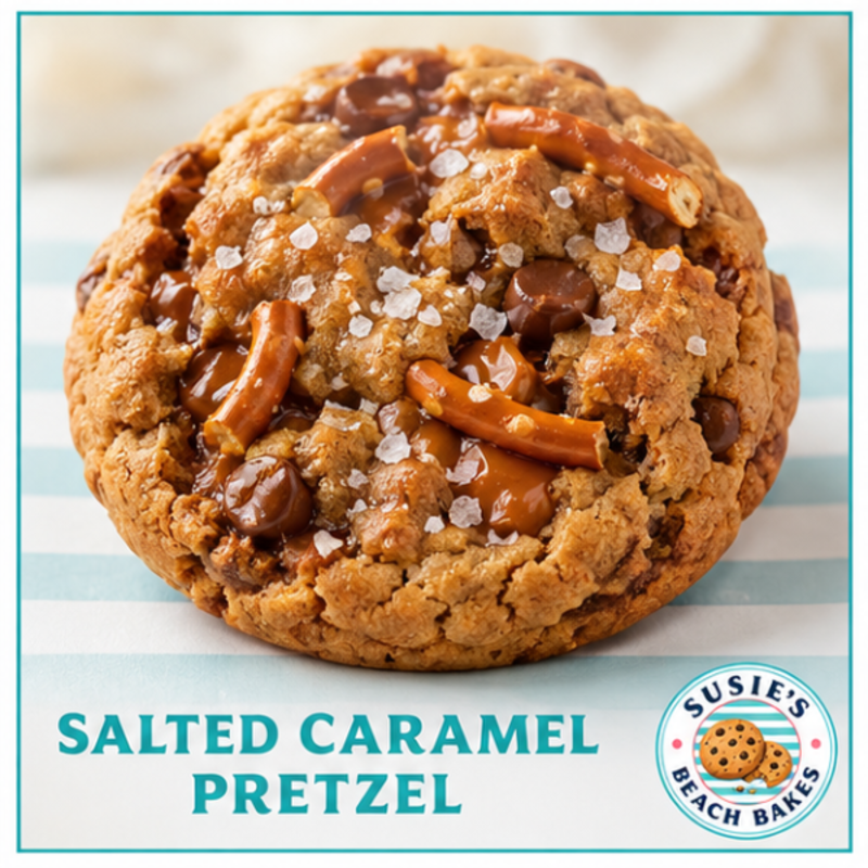Caramel Pretzel Brookie