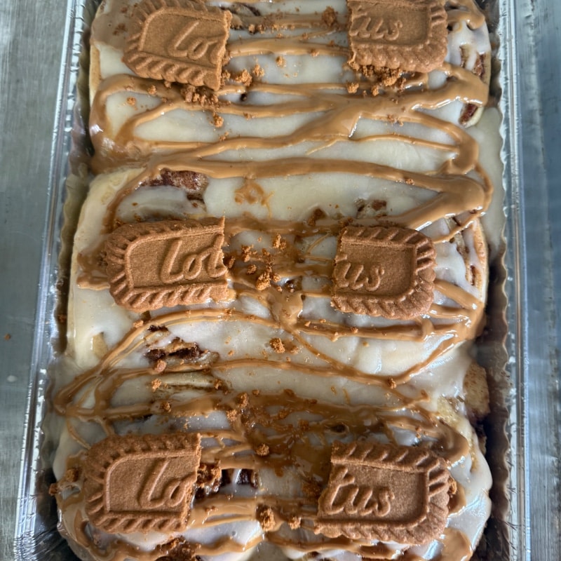 Biscoff Cinnamon Rolls