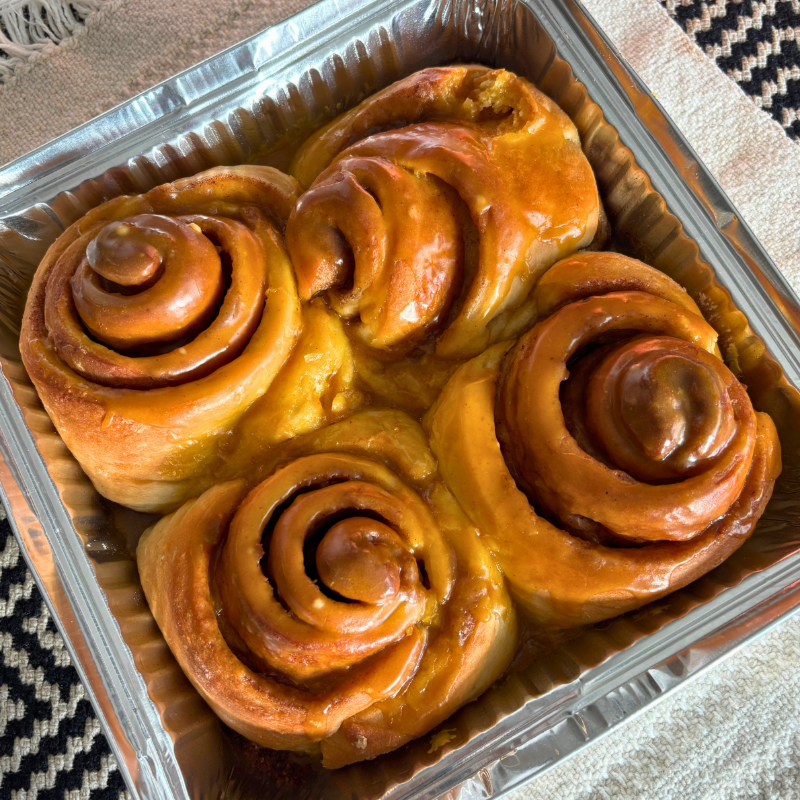 Pumpkin Spice Cinnamon Rolls