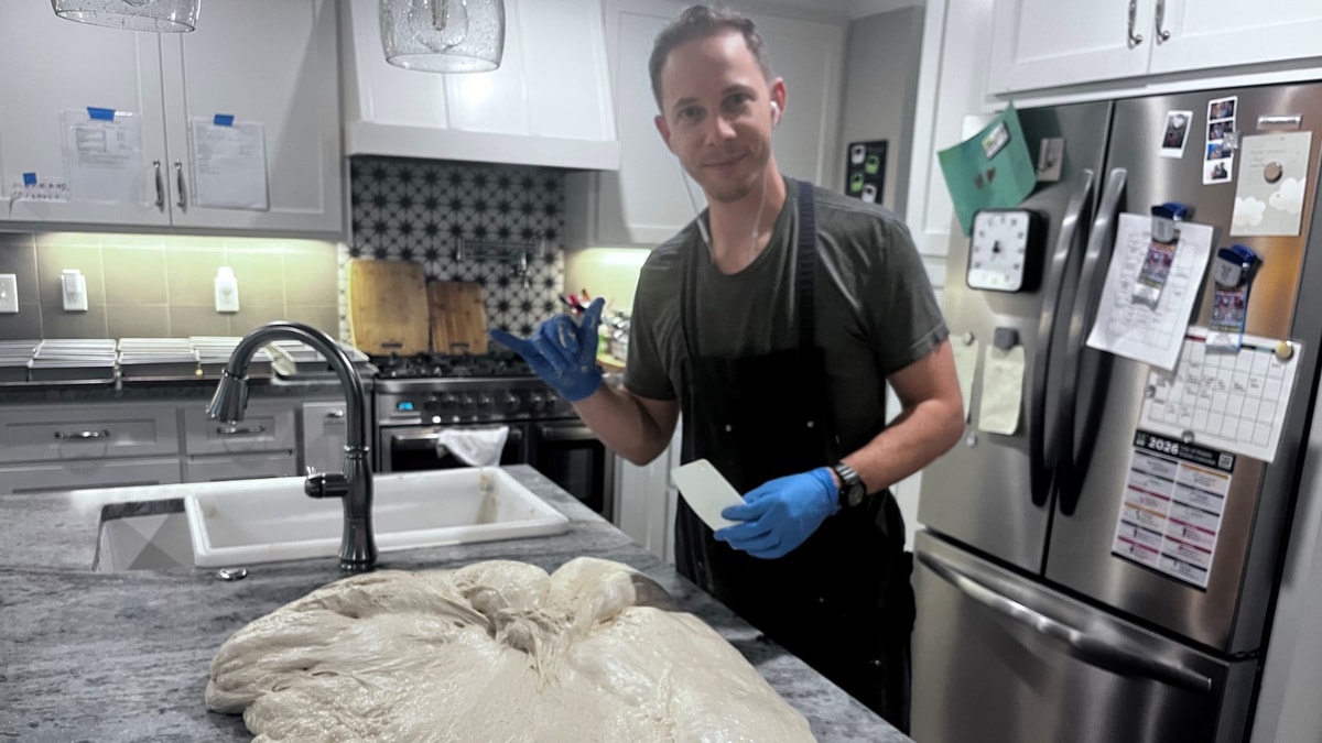 Head Baker in his natural habitat