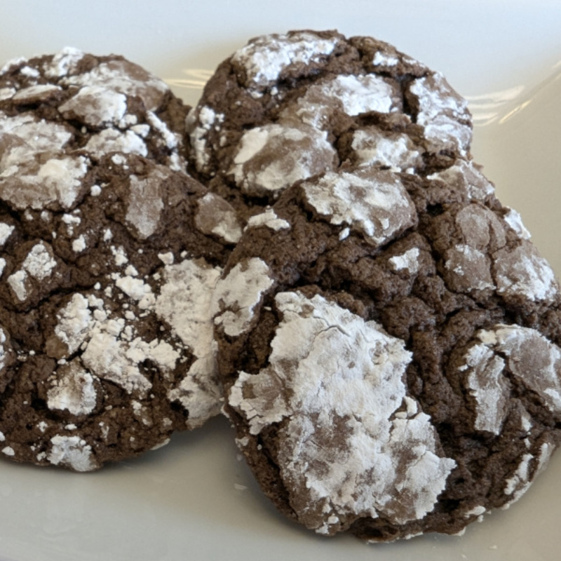 Chocolate Crinkles (1 dozen)