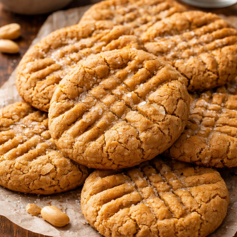Photo of Sourdough Peanut Butter Cookies