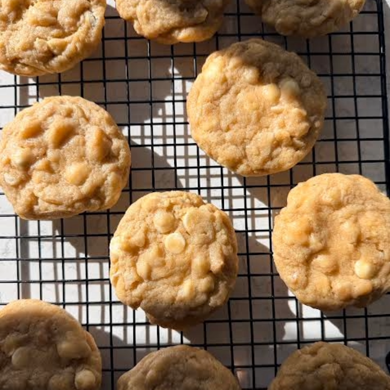 White Chocolate Macadamia Nut Cookies