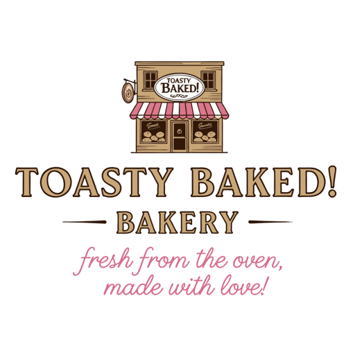 Toasty Baked! Bakery logo