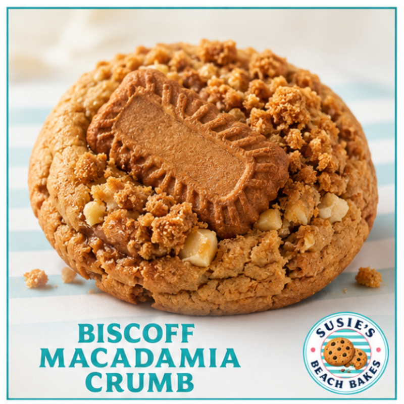 Biscoff Macadamia Crumb