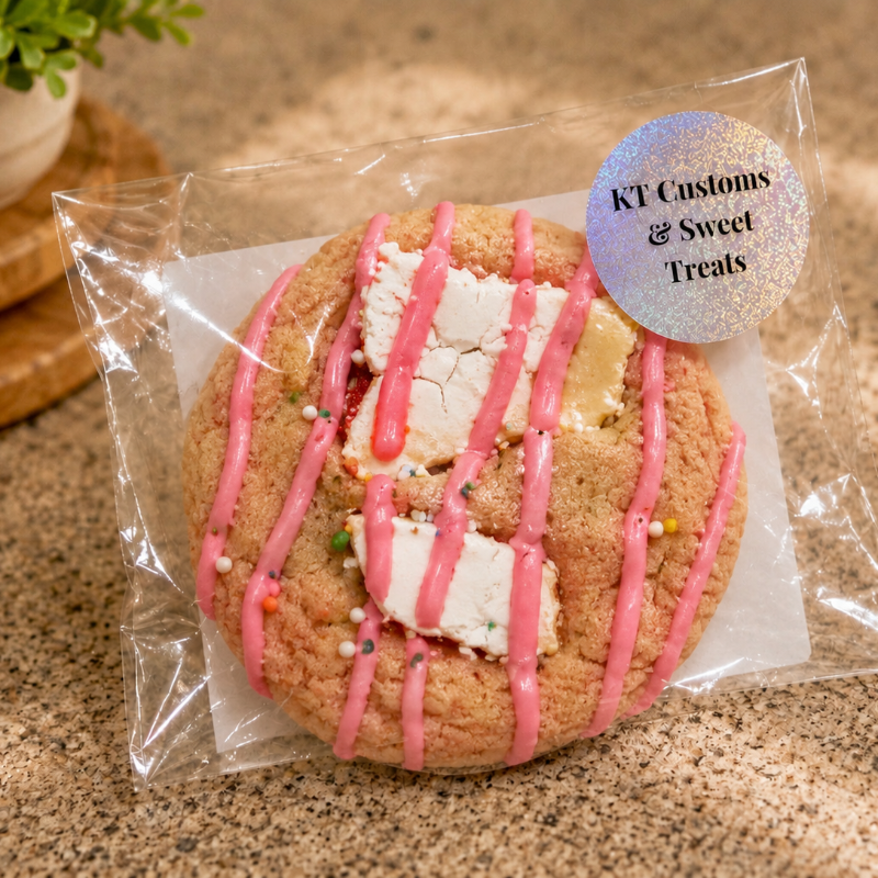 Strawberry Pop Tart Cookies