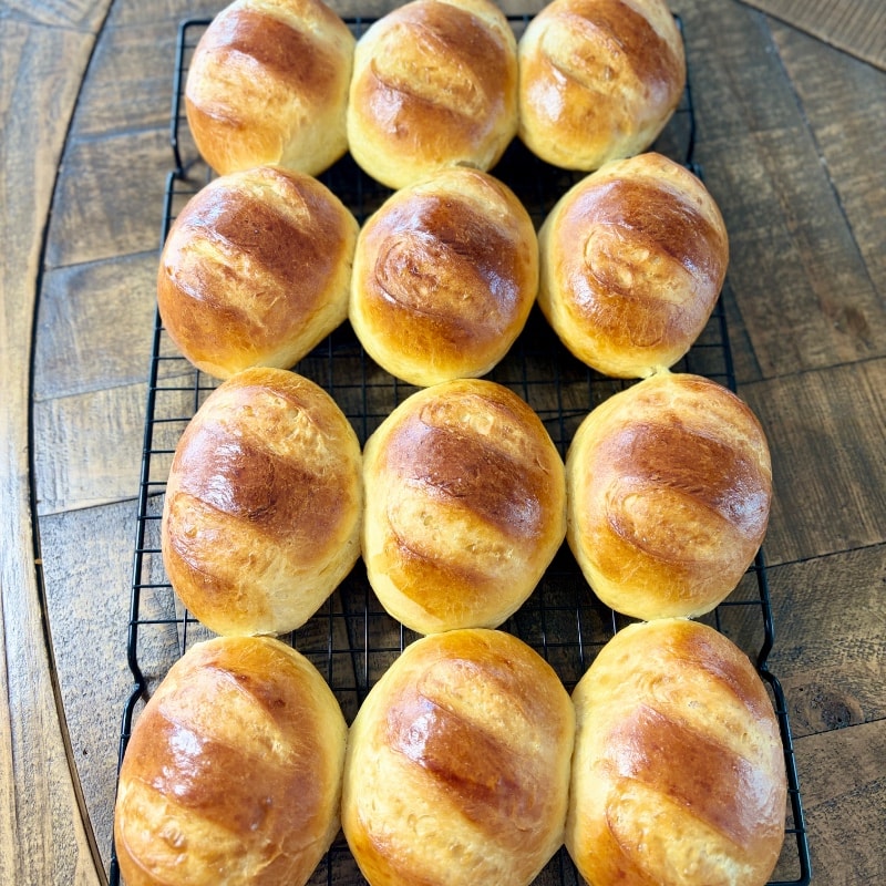 Photo of 6-Pack German Coconut Milk Rolls - Milchbrötchen