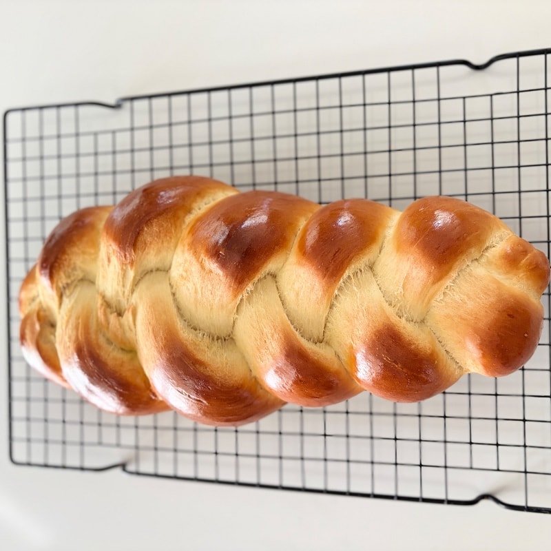 Braided Challah Bread (Hefezopf)