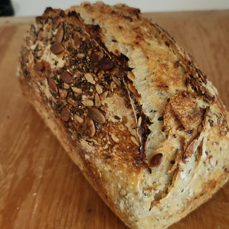 Multi Seed Sourdough Bread