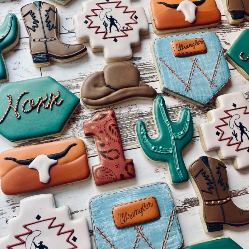 Custom decorated sugar cookies