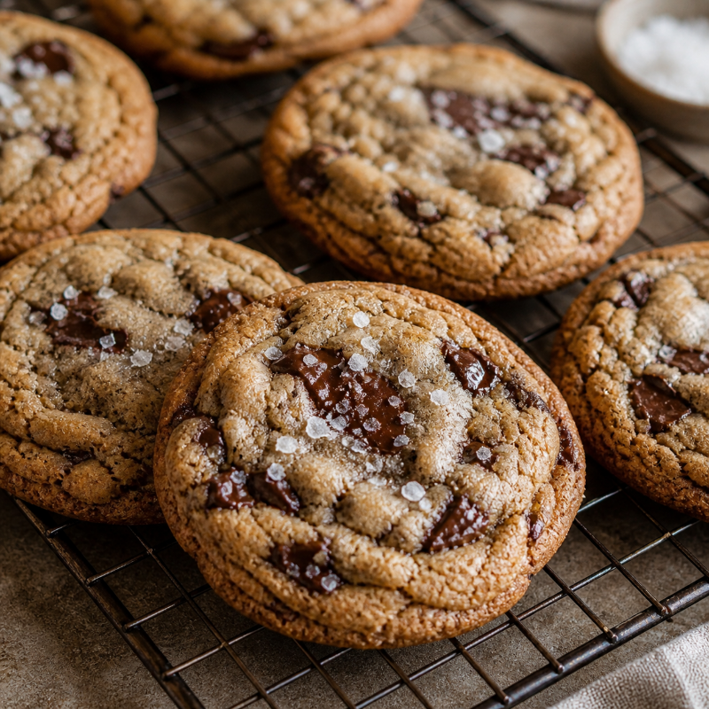 Brown butter chocolate chip cookies