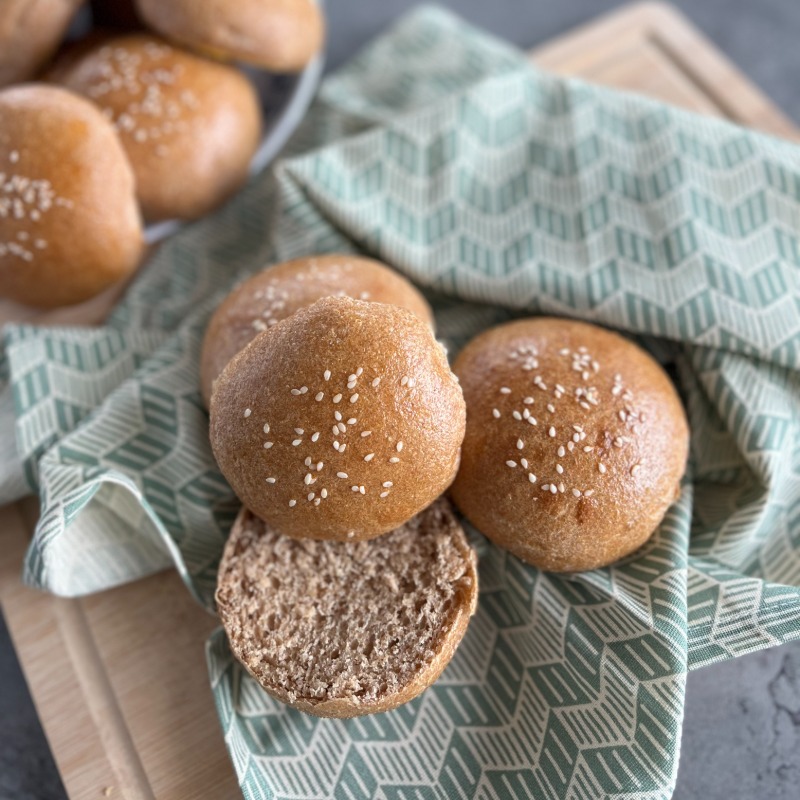 Sourdough Hamburger Buns - Pack of 8
