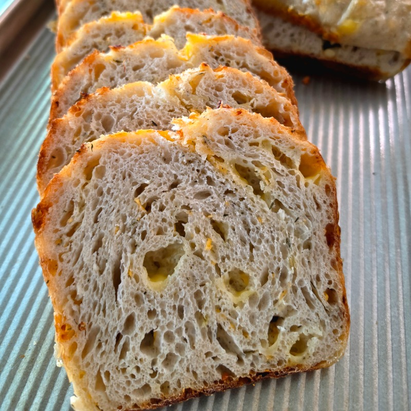 Photo of Gouda-Cheddar Thyme Sourdough Bread