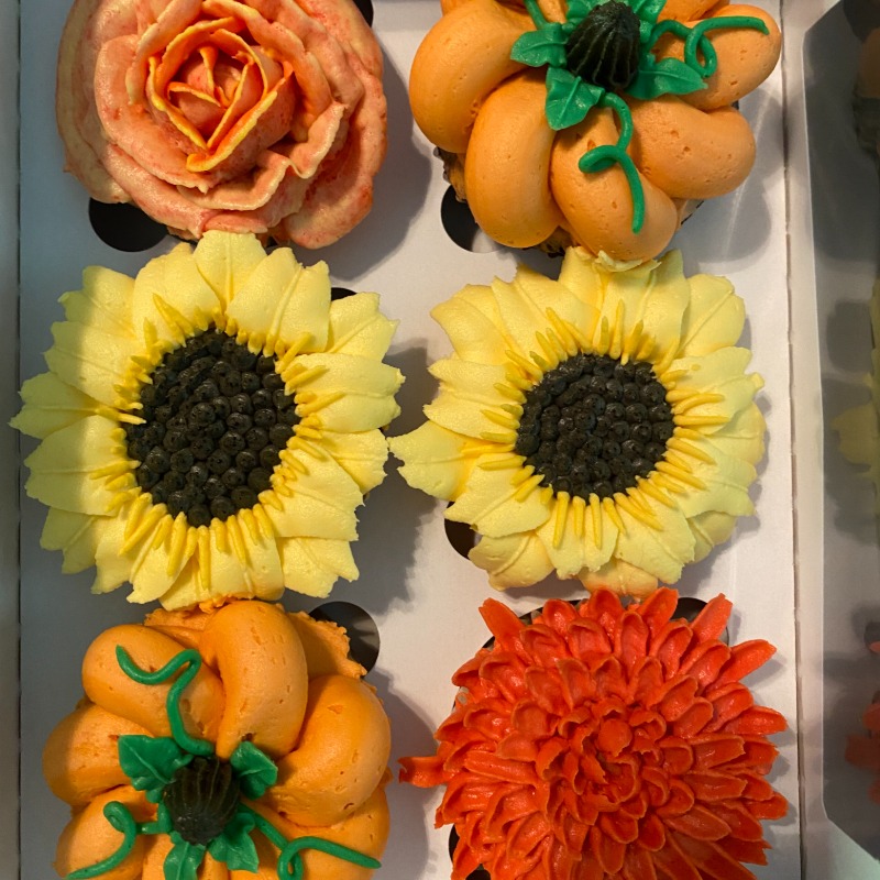 Fall Buttercream Cupcakes