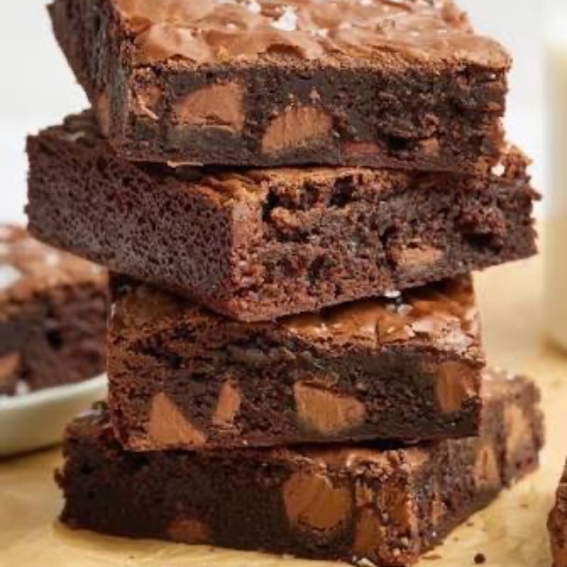 Malted Chocolate Chip Brownies