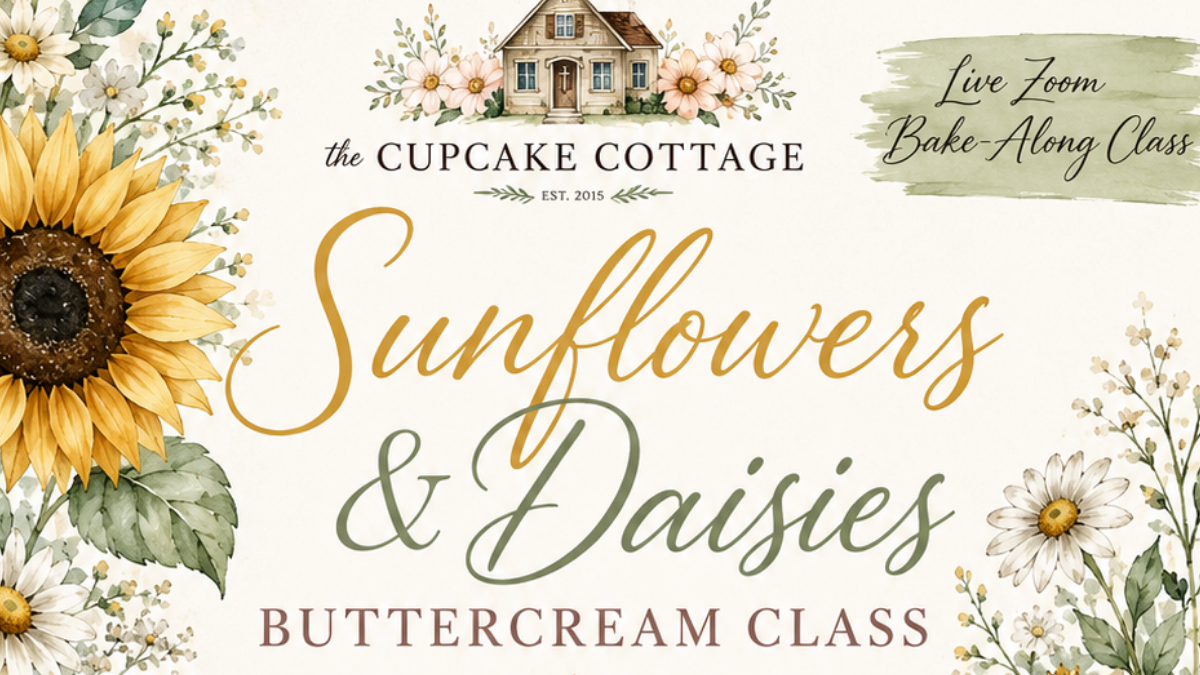 Sunflowers & Daisies Buttercream Bake-Along Class