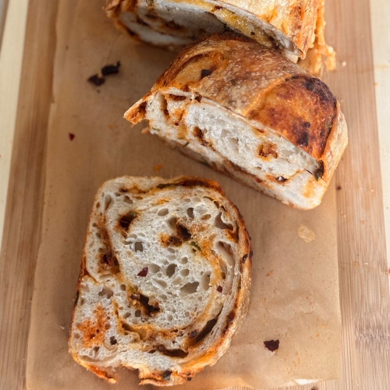 Photo of Chili Oil Cheddar Sourdough
