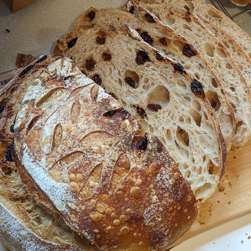 Raisin Sourdough Loaf