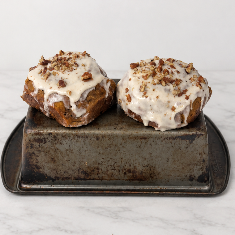 Photo of Pumpkin Cinnamon Buns, Cream Cheese Frosting 2pk