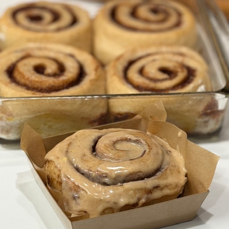 Organic Sourdough Cinnamon Rolls