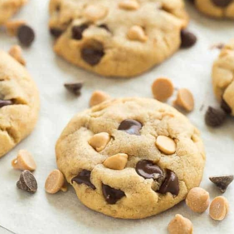 Photo of Chocolate and Peanut Butter Chip Cookie