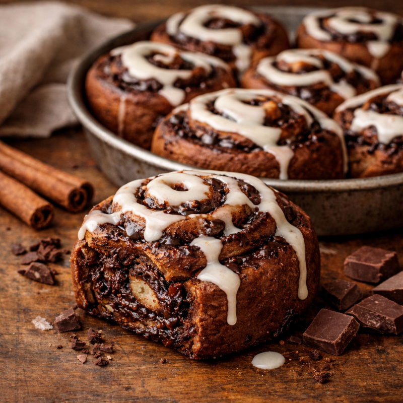 Chocolate Cinnamon Rolls