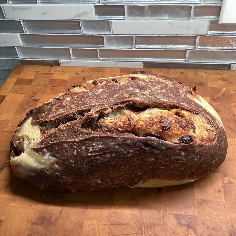 Double Chocolate Swirl Sourdough Loaf