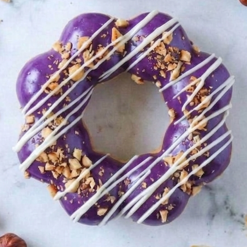 Ube Mochi Donut