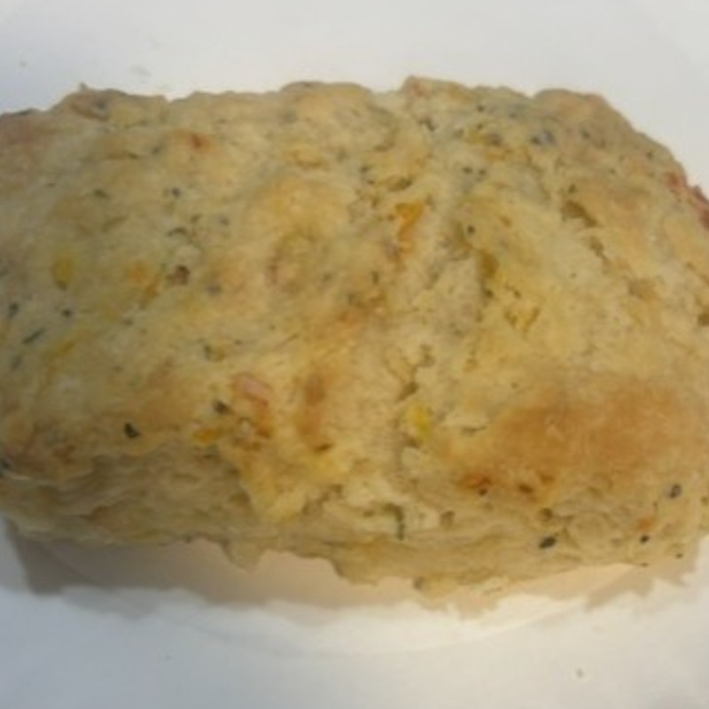Photo of Tri-Color Pepper, Garlic and Herb Biscuit