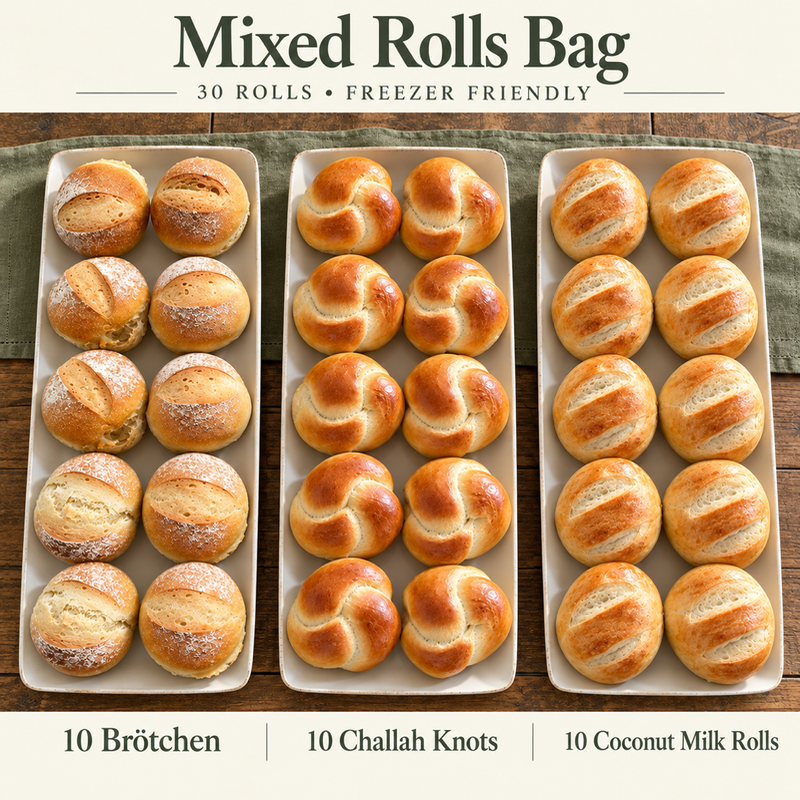 Photo of Mixed Rolls - Bag of 30, Ready to Freeze