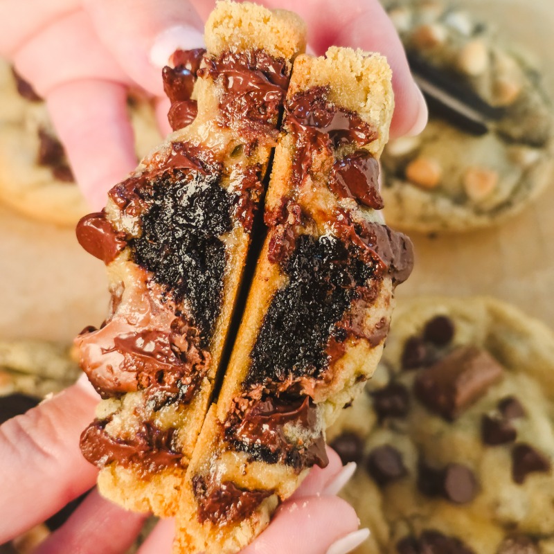 Brownie Stuffed Cookie