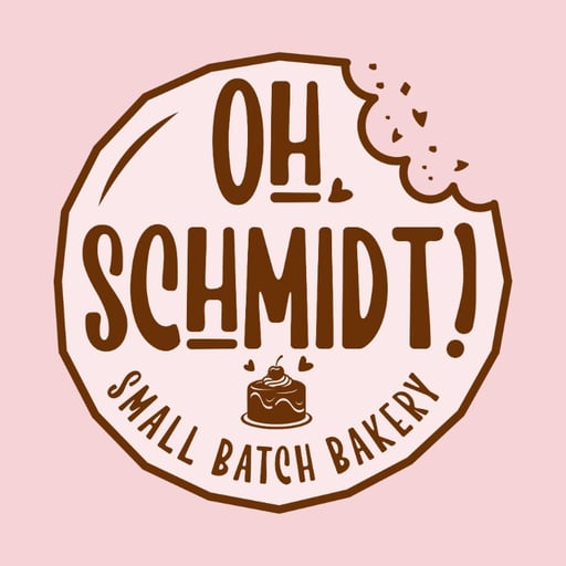 Oh, Schmidt! Small Batch Bakery logo